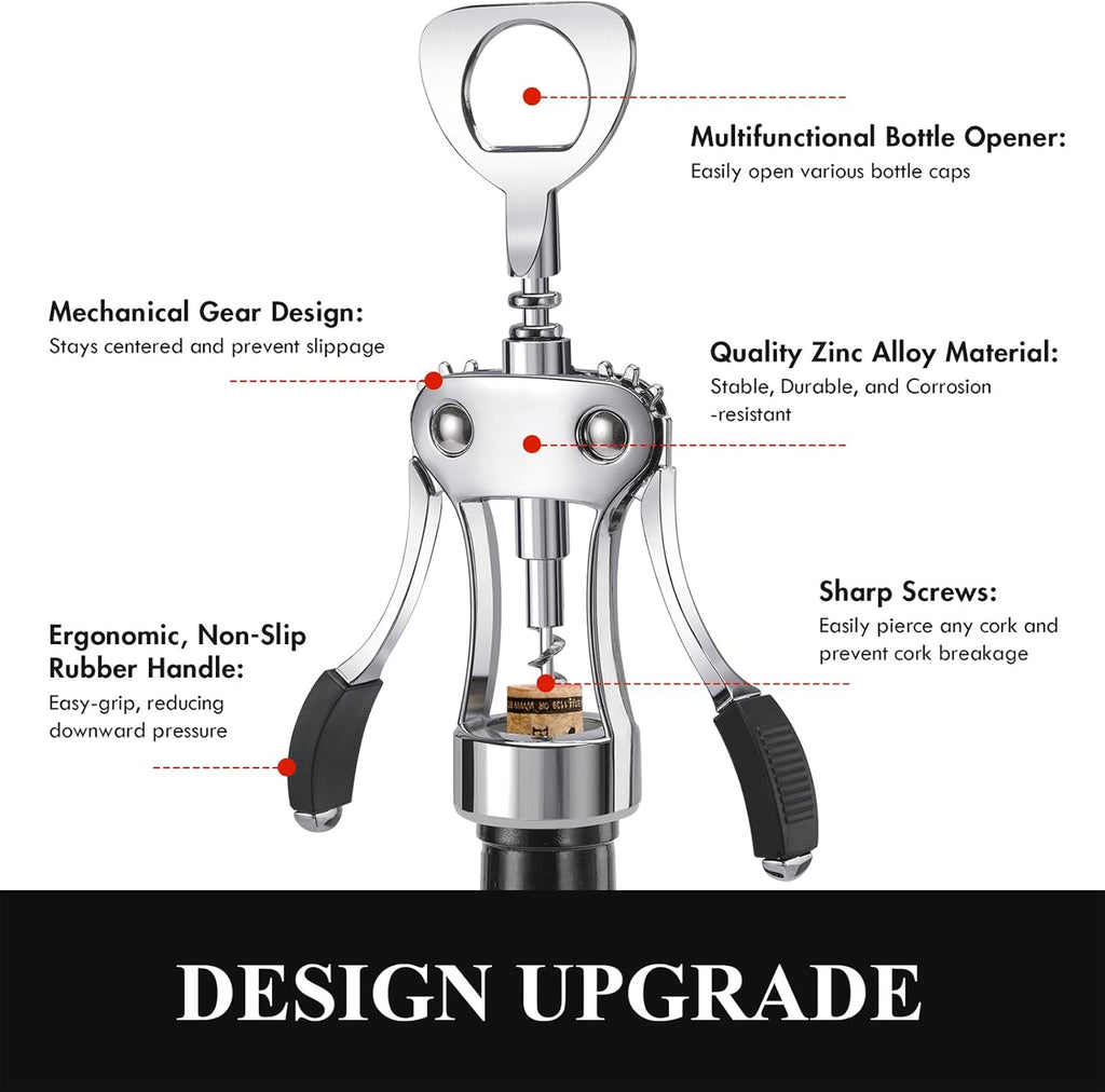 Uncork Your Next Adventure with the  Heavy-Duty Wing Corkscrew! 🍷✨ Perfect for home, bars, and restaurants! #WineLovers #Cheers