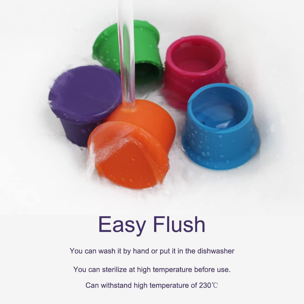 Keep Your Drinks Fresh with These 6PCS Reusable Silicone Wine Corks! 🍷✨ Perfect for Wine, Beer, and Champagne Lovers! 🥂 #EcoFriendly #DrinkFresh